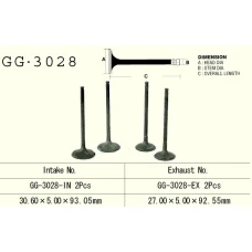 VESRAH КЛАПАН ВИПУСКНИЙ SUZUKI DR 350 '90-'99, LTA 400 EIGER '02-'09 (2 NA ТРАНСПОРТ) AN 400, LTA 500 (OEM: 12912-01D00) (1 ШТ.) (MADE IN JAPAN)