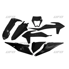 UFO КОМПЛЕКТ ПЛАСТІКОВ KTM EXC 125 '20-'21, EXC/EXCF(EXC-F) 150/250/300/350/450/500 '20-'23 Z ЗАХИСТ ФАРИ КОЛІР ЧОРНИЙ (KT527E001)