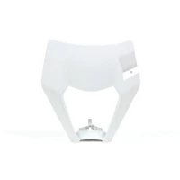 RACETECH ЗАХИСТ ФАРИ ПЕРІД KTM EXC/EXCF 17-19 КОЛІР БІЛИЙ (УЗОР OEM) (KT04096047)