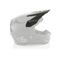 6D ШОЛОМ ATR-3 VISOR ТВЕРДИХ БЛИСК ЧОРНИЙ