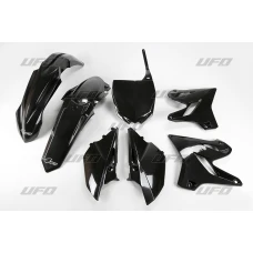 UFO КОМПЛЕКТ ПЛАСТІКОВ YAMAHA YZ 125 2015-2021, YZ 250 2015-2021 КОЛІР ЧОРНИЙ  (YA319E001)