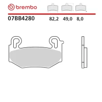 BREMBO 2026/06 КОЛОДКИ ДИСКОВІ ТОРМОЗНІ KH779 ROAD / ВИКЛЮЧЕНИЙ ROAD GENUINE SINTER (SPIEK METALICZNY MIESZANKA OEM) BMW R 1300 GS / ADV / R / RS / RT '23-'26