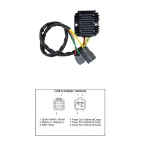 DZE РЕГУЛЯТОР НАПРУГИ KAWASAKI KVF 300 BRUTE FORCE '12-'18 (21066-Y002)