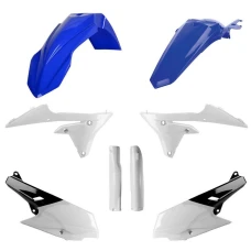 POLISPORT КОМПЛЕКТ ПЛАСТІКОВ (ПОВНИЙ KIT) YAMAHA WR 250F '15-'19; WR 450F '16-'18  W КОМПЛЕКТІ КРИШКИ AMORTYZAROROW (8398200001) КОЛІР NIEBIESKO БІЛИЙ OEM