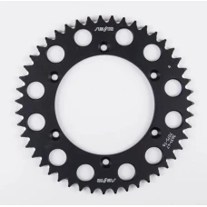 ЗАДНЯ ЗІРКА АЛЮМІНІЄВА SUNSTAR (ERGAL) 702 50 HUSQVARNA SM 610 (08-09), SUZUKI DR350 (90-03), RGV 250 (91-96) (LANC. 520) (70250JT) КОЛІР ЧОРНИЙ