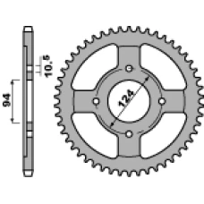 ЗАДНЯ ЗІРКА PBR 282 34 C45 HONDA CB500F/K (78-80) (LANC. 530) (JTR282.34)