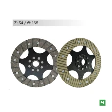 NEWFREN ДИСКИ ЗЧЕПЛЕННЯWE BMW R 45/65 '80-'93; R 80R/RT/GS/ST '80-'95; R 100R/RT/CS/GS '80-'96 (MCC600) (EBS6601) (СУХЕ ЗЧЕПЛЕННЯ)