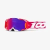 100 % JETT LAWRENCE LE КОМПЛЕКТ ОКУЛЯРИ ARMATIC CHERRY-TORCHED MIRROR LENS+BLUE-BLUE MIRROR LENS - зображення 4