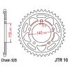 JT ШЕСТЕРНЯ ЗАД 4671 46 BMW M 1000 RR '21-'26, S 1000 RR '24-'26 (467146JT) (LANC. 525) - ZAMOWIC - зображення 1