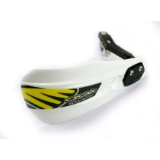 CYCRA АКЦІЯ КРИШКИ RAK (МОЛДІНГИ) Z КРІПЛЕННЯМ (22MM/28,6MM) МОДЕЛЬ COMPOSITE PRIMAL STEALTH RACER КОЛІР БІЛИЙ