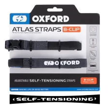 OXFORD РЕМНІ TRANSPORTOWE ATLAS B-CLIP 17MM X 1.2M 2 ШТУКИ W КОМПЛЕКТІ КОЛІР СІРИЙ
