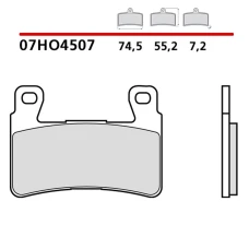 BREMBO 2026/03 КОЛОДКИ ДИСКОВІ ТОРМОЗНІ KH265 / KH296 GENUINE КАРБОН CERAMIC (POLMETALICZNE MIESZANKA OEM) ПЕРІД/ЗАД