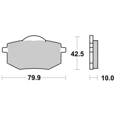 SBS BRAKEPADS КЕРАМІЧНІ