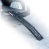 BIKETEC УНІВЕРСАЛЬНА СКЛАДНА СТАЛЬНИЙ RAMPA NAJAZDOWA МОТОЦИКЛ \/ ATV \/ CAR  194CM X 25CM, МАКС. 340 ШТУКИ \/800 КОМПЛЕКТ KG КОЛІР ЧОРНИЙ - зображення 2