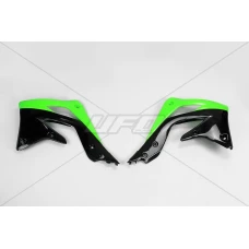 UFO КРИШКИ РАДІАТОРА KAWASAKI KXF 450 '12-'15 КОЛІР OEM (ZIELONY/CZARNY)