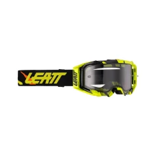 LEATT (НОВИНКА 2023) ОКУЛЯРИ VELOCITY 5.5 GOGGLE TIGER LIGHT GREY 58% - КОЛІР ЖОВТИЙ FLUO/CZARNY ХВІРТКА DYMIONE ЗЕРКАЛО СІРИЙ КОЛІР