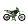 UFO 2025\/04 КОМПЛЕКТ ПЛАСТІКОВ (ПОВНИЙ KIT) Z OSLONAMI ТЕЛЕСКОПІЧНИЙ (АМОРТИЗАТОРІВ) KAWASAKI KXF 250 '25-, KXF 450 '24-'25 КОЛІР ЧОРНИЙ  \/ ЗЕЛЕНИЙ - зображення 2