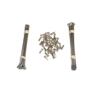 HAAN WHEELS СПИЦІ ПОСИЛЕНЕ З НІПЕЛЯМИ (КОМПЛЕКТ) 18 X 2,50 (WM) ЗАД KTM 890 '21-, СТУПИЦЯ OEM  КОЛІР СРІБНИЙ (ПІД ЗАМОВЛЕННЯ)