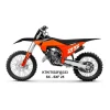UFO 2025\/04 КОМПЛЕКТ ПЛАСТІКОВ (ПОВНИЙ KIT) Z OSLONAMI ТЕЛЕСКОПІЧНИЙ (АМОРТИЗАТОРІВ) KTM SX 125 \/ 150 \/ 250 \/ 300 '25, SXF (SX-F) 250 \/ 350 \/ 450 '25-, КОЛІР КОЛІР ПОМАРАНЧ \/ ЧОРНИЙ - зображення 1