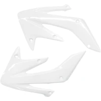 UFO КРИШКИ РАДІАТОРА HONDA CRF 250R/CRF 250X '04-'09 КОЛІР БІЛИЙ