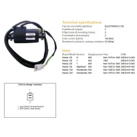 DZE КОТУШКА ЗАПАЛЮВАННЯ HONDA CB 400 '78-83, CB 450 NIGHTHAWK '82-85 (OEM 30530-413-003)