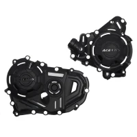 ACERBIS КРИШКИ ДВИГУНА (ЗАХИСТ КРИШКИ / DEKLA КОМПЛЕКТА СЦЕПЛЕННЯ I ГЕНЕРАТОР) X-POWER HONDA XL 750 TRANSALP '23-'25, CB 750 HORNET '25 КОЛІР ЧОРНИЙ
