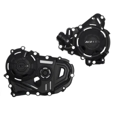 ACERBIS КРИШКИ ДВИГУНА (ЗАХИСТ КРИШКИ / DEKLA КОМПЛЕКТА СЦЕПЛЕННЯ I ГЕНЕРАТОР) X-POWER HONDA XL 750 TRANSALP '23-'25, CB 750 HORNET '25 КОЛІР ЧОРНИЙ