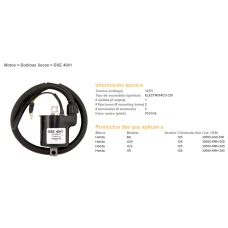 DZE КОТУШКА ЗАПАЛЮВАННЯ HONDA XLR125, XL125S (30500-KRH-305)