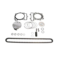 VERTEX 2025/02 НАБІР РЕМОНТУ GORY ДВИГУНА KAWASAKI KX 250 F (KXF250) '23-'24 (STD. + 0.01MM = 77.96MM) (14.1:1) (ПОРШЕНЬ, УЩІЛЬНЕННЯ TOP-END, ПІДШИПНИК GLOWKI ШАТУНІВ, ЛАНЦЮГ ГРМ)