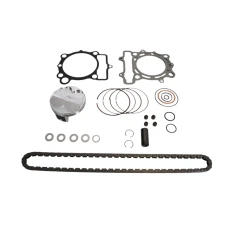 VERTEX 2025/02 НАБІР РЕМОНТУ GORY ДВИГУНА KAWASAKI KX 250 F (KXF250) '23-'24 (STD. + 0.01MM = 77.96MM) (14.1:1) (ПОРШЕНЬ, УЩІЛЬНЕННЯ TOP-END, ПІДШИПНИК GLOWKI ШАТУНІВ, ЛАНЦЮГ ГРМ)