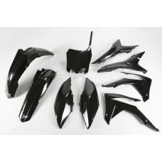 UFO КОМПЛЕКТ ПЛАСТІКОВ HONDA CRF 250R '14-17, CRF 450R '13-16 Z ПОКРИТТЯ ФІЛЬТРА ПОВІТРЯ КОЛІР ЧОРНИЙ