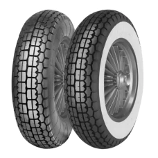 MITAS ШИНА 3.50-8 B 13 46J TT 4PR WWW БІЛИЙ БІК (DO 100KM/H) ПЕРІД/ЗАД DOT 13/2025 (573379)