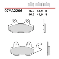 BREMBO 2026/03 КОЛОДКИ ДИСКОВІ ТОРМОЗНІ KH165 GENUINE КАРБОН CERAMIC (POLMETALICZNE MIESZANKA OEM) ПЕРІД/ЗАД