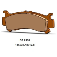 DELTA BRAKING КОЛОДКИ ДИСКОВІ ТОРМОЗНІ KH701 ЛІВИЙ ПЕРІД HONDA SXS 1000 PIONEER '16-'22, SXS 1000 TALON '19-'22