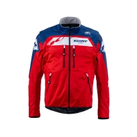 KENNY RACING 2025 КУРТКА ADVENTURE/ENDURO МОДЕЛЬ SOFTSHELL RED КОЛІР CZERWONY/NIEBIESKI/BIALY РОЗМІР XXXL