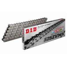 DID 525ZVMX-100 ЛАНЦЮГ (100 ЛАНКА) X-RING (ВІДКРИТИЙ + КРИШКА) - ПРОДАЖА