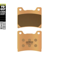 ГАЛЬМІВНІ КОЛОДКИ ДИСКОВІ GALFER МЕТАЛОКЕРАМІЧНІ (SINTERED) KH88 (ЗОЛОТИЙ) FD057G1371