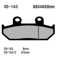 VESRAH КОЛОДКИ ДИСКОВІ ТОРМОЗНІ KH124/2 SPIEK METALICZNY (КОЛІР ЗОЛОТИЙ) (MADE IN JAPAN)