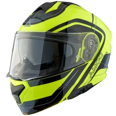 AMOQ ШОЛОМ MI100 PORTO BLACK/YELLOW, L