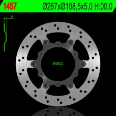 NG ДИСК ТОРМОЗНИЙ ЗАД KTM 1050/1190/1290 ADVENTURE '13-'15 (PLYWAJACA) (267X108,5X5) (6X6,5MM)