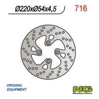 NG ДИСК ТОРМОЗНИЙ ПЕРІД YAMAHA MAJESTY 125 98-09, MBK 125/150/180 (220X54X4,5) (4X8,5MM)
