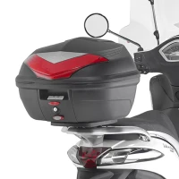 KAPPA СТЕЛАЖ БАГАЖНИКА ЦЕНТРАЛЬНОГО PIAGGIO LIBERTY 50-125-150 (09-15), LIBERTY 50-125-150 I-GET / LIBERTY 50-125-150 (16-19), LIBERTY 50-125-150-200 (02-08) ( БЕЗ ВІНІЛ )