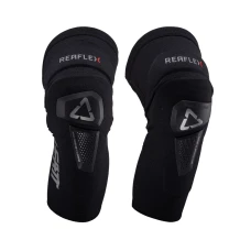 LEATT (НОВИНКА 2024) НАКОЛІННИКИ ПРОТЕКТОРИ ПІДКОЛІННА REAFLEX HYBRID PRO НАКОЛІННА GUARD BLACK КОЛІР ЧОРНИЙ РОЗМІР M
