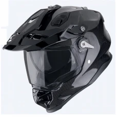 МОТОШОЛОМ SCORPION  DUAL ENDURO / ADVENTURE  ADF-9000 КАРБОН AIR SOLID КОЛІР КАРБОН РОЗМІР XL