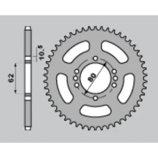 ЗАДНЯ ЗІРКА JR 843 48 YAMAHA DT80LC