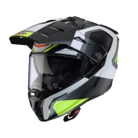 CABERG ШОЛОМ OFFROAD / TRAIL / ADVENTURE DUOSPORT (DUAL) TANAMI SCRAM З ЛІНЗАМИ ТА КОЗИРКОМ КОЛІР ЧОРНИЙ MAT/SZARY/ZOLTY FLUO РОЗМІР XL (PINLOCK W КОМПЛЕКТІ)