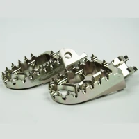 SCAR EVOLUTION FOOTPEGS - HONDA/KAWASAKI TITANIUM КОЛІР