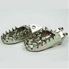 SCAR EVOLUTION FOOTPEGS - HONDA/KAWASAKI TITANIUM КОЛІР