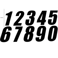 TMV PRO DIGITS 130MM ЧОРНИЙ '1' (3PCS)