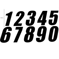 TMV PRO DIGITS 130MM ЧОРНИЙ '4' (3PCS)